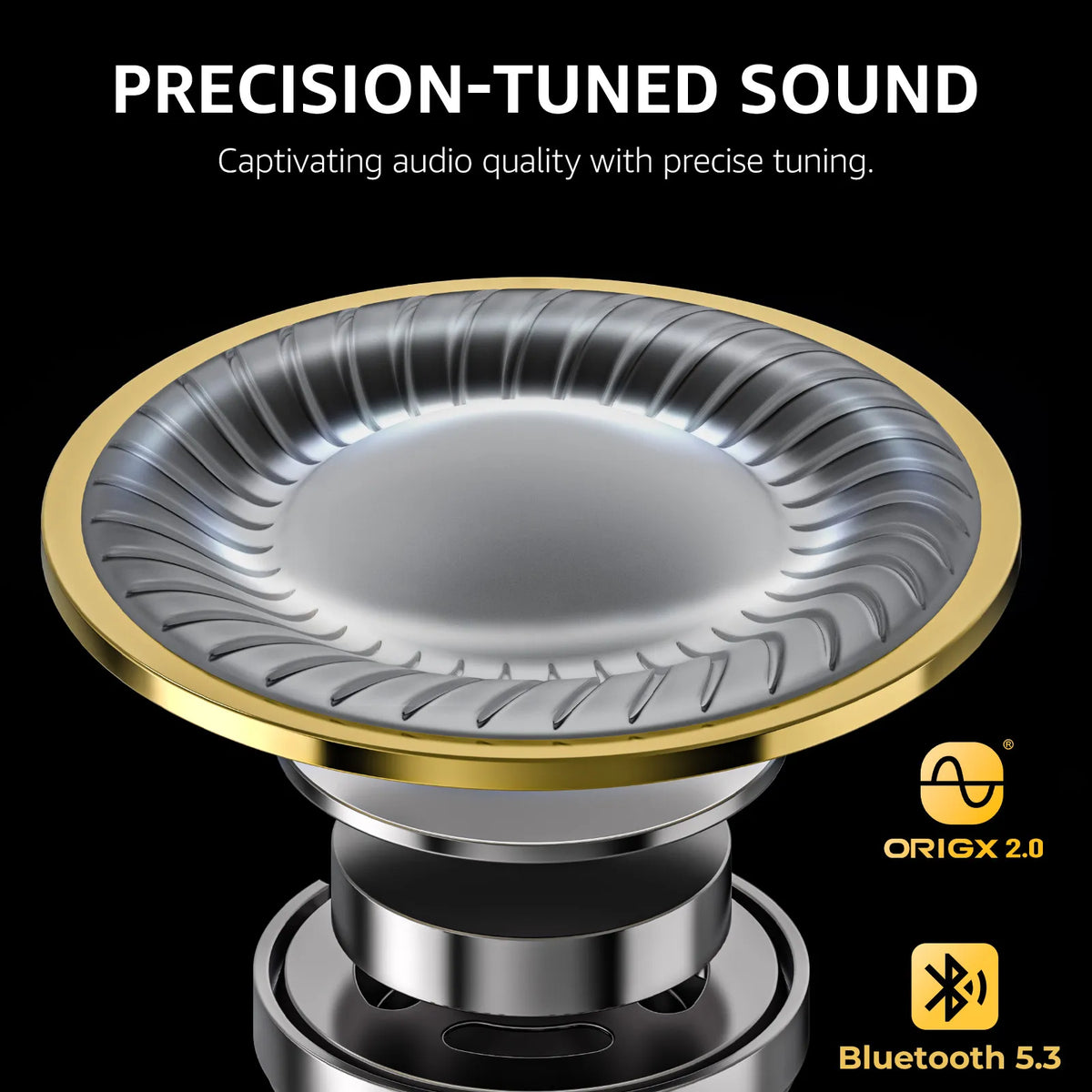 t10 matte gray wireless earbuds