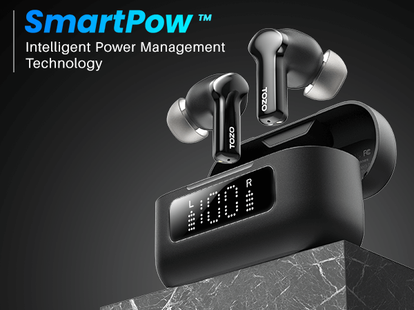 Wireless Charging Case Tozo T10 CaracterÃsticas Tozo Earbuds