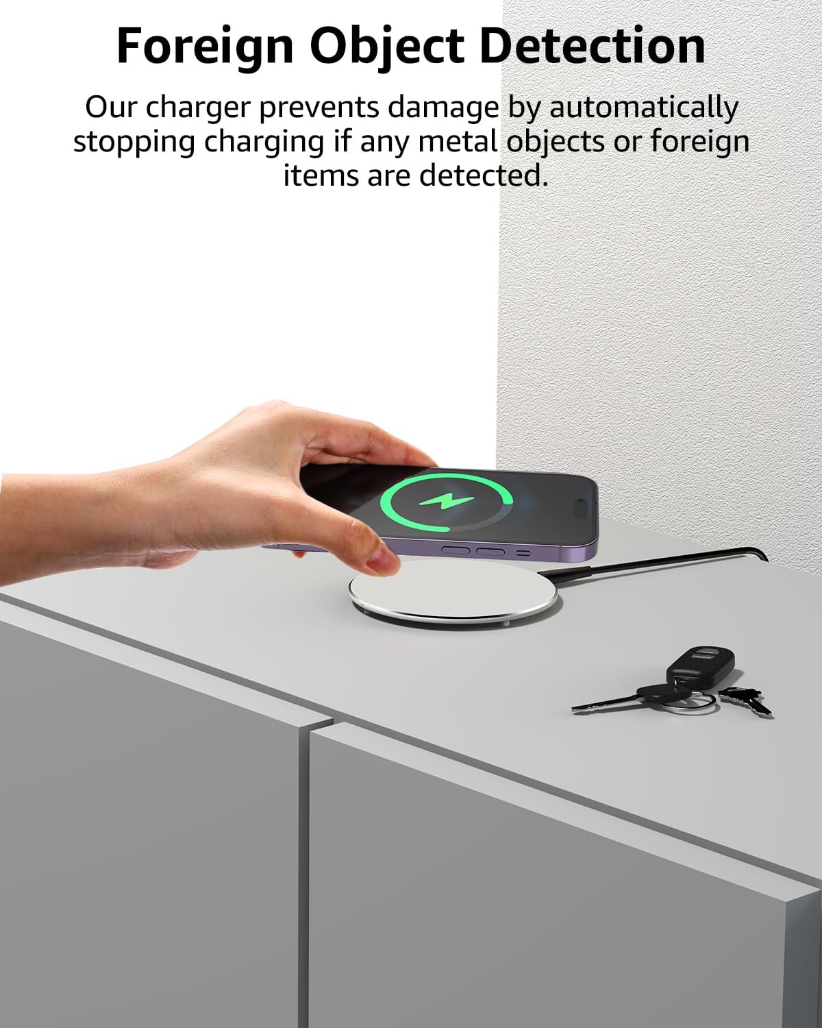 TOZO 2025 W1 Upgraded 15W Fast Charging Wireless Charger